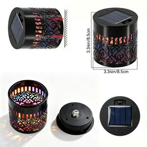 Factory Decorative Solar Mandala Wall Light Waterproof Outdoor Garden Wall Lamp Solar Powered No Wiring LED <b>Landscape</b> <b>Lighting</b> - Product Image 6
