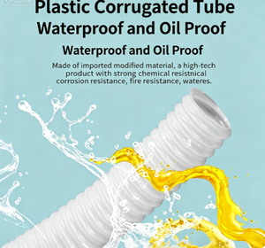 Tubo de PVC corrugado flexible para conductos eléctricos, ignífugo, impermeable, para protección de cables en interiores y exteriores. - Product Image 5