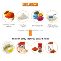 Machine de remplissage de poudre de détergent la plus vendue pour assaisonnements, épices, piments - Remplisseuse à vis sans fin pour poudre