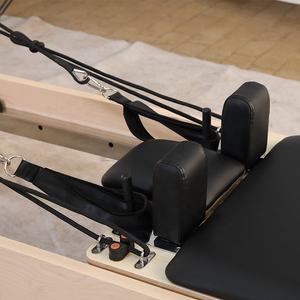 QueenLife профессиональная машина для реформера кровати пилатеса из цельного дерева белого клена для студии - Product Image 4