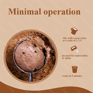 Odm OEM bán buôn bột nước đá Túi kem bao bì mịn mềm phục vụ kem bột trộn bột với nước - Product Image 2