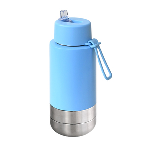 <span class=keywords><strong>3</strong></span> Trong 1 32Oz Xách Tay Cách Nhiệt Cốc Nước 1L Pet Trung Chuyển Du Lịch Bát Con Chó Chai Nước Vật Nuôi Phụ Kiện - Product Image 3