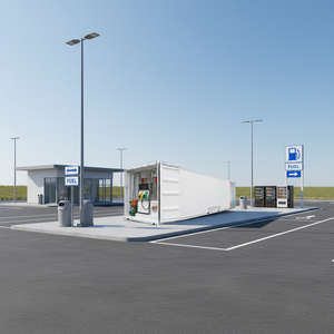 Station de remplissage de <span class=keywords><strong>carburant</strong></span> mobile avec pompe, conteneur de stockage en vrac portable, réservoir de <span class=keywords><strong>carburant</strong></span> diesel encastré - Product Image 6