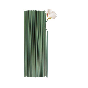 Vente en gros de <span class=keywords><strong>tiges</strong></span> d'emballage de fleurs Savon Rose Fil de fer Tige de fleur verte Tige de fleur artificielle - Product Image 5
