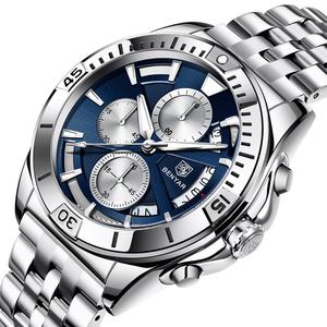Nouvelle arrivée Montre homme BENYAR 5180 Mode Multifonctionnelle Étanche Calendrier Quartz Montre homme Lumineuse Montre-bracelet - Product Image 1