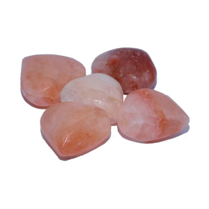 Masajeador de Sal Natural, Piedra de Cristal Rosa Pulida, Herramienta de Masaje Corporal Manual, Accesorio de Cuidado Personal Ecológico Estilo Amor - Product Image 2