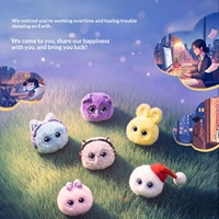 KI-Smart Doubao Roboter Emotionaler Begleiter Lernender Chat-Plüschroboter PP-Baumwollfüllung Unisex Anhängerpuppe Geburtstagsgeschenk
