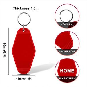 Sy62 Wholesale Plastic Keychain Custom Logo Hotel Number Colorful Luggage Abs Motel <b>Tag</b> - Product Image 3