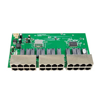 Switch PoE Passif 24 Ports 24V 10/100 Mbps 45+78W – Alimentation Réseau PCBA pour Téléphone IP et Affichage LED