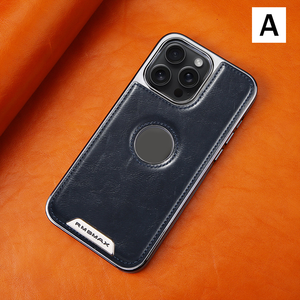 Funda de teléfono de cuero galvanizado de gama alta para iPhone 16/15/14/13/12 cubiertas de función de carga magnética y comercio electrónico - Product Image 6