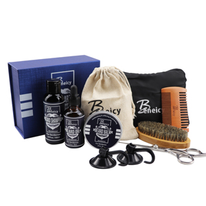 <span class=keywords><strong>Huile</strong></span> à barbe biologique de haute qualité et kit de shampoing Meilleur prix Produits de croissance des cheveux pour les soins de la moustache Excellent service garanti - Product Image 3