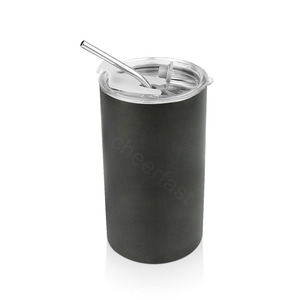 Gobelet droit à double couche de conception la plus récente avec paille 20oz glace réutilisable Americana <span class=keywords><strong>thermos</strong></span> sous vide <span class=keywords><strong>thermos</strong></span> étanche café Chaud - Product Image 2