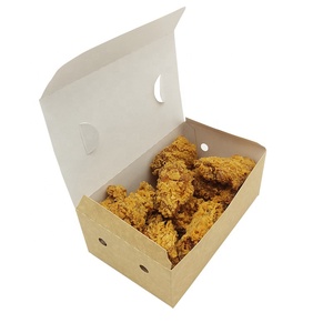 High quality fried chicken coated paper box