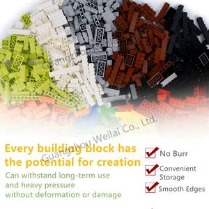 [50g/set] Compatible avec Lego 6636, blocs de construction à petites particules, pièces et composants techniques MOC, <span class=keywords><strong>panneau</strong></span> lisse 1X6 - Product Image 6