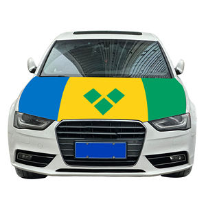 Housse de capot de voiture Saint-<span class=keywords><strong>Vincent</strong></span>-et-les-Grenadines en gros – Drapeau, abordable, résistante à l'usure et durable - Product Image 2