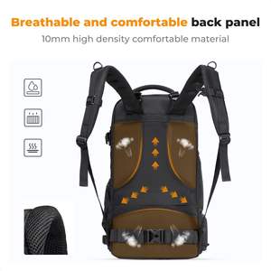 Sac à dos pour appareil photo, sacs pour photographes, grande capacité avec housse de pluie et compartiment pour ordinateur portable de 16 pouces, compatible avec les drones - Product Image 3