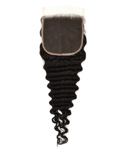 5*5 onda profunda HD Cierre de encaje cutícula completa alineada Remy virgen cabello humano prearrancado máquina brasileña extensiones de trama Doble - Product Image 4