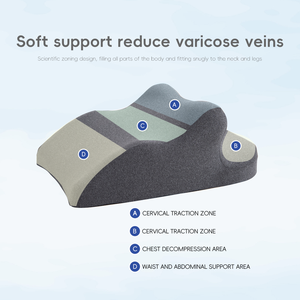 Cojín <span class=keywords><strong>de</strong></span> Soporte Ergonómico <span class=keywords><strong>de</strong></span> Espuma Viscoelástica YUE RISE para Alivio del <span class=keywords><strong>Dolor</strong></span> en Cuerpo, Piernas y Espalda, Soporte Ajustable para Dormir y Acampar, con Funda Extraíble - Product Image 2