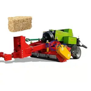 agricultural round hay and straw baler machine
