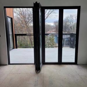 Telaio <span class=keywords><strong>in</strong></span> <span class=keywords><strong>alluminio</strong></span>/Telaio <span class=keywords><strong>In</strong></span> <span class=keywords><strong>Legno</strong></span> Scorrevole <span class=keywords><strong>In</strong></span> Vetro di Windows Pieghevole Porte - Product Image 6