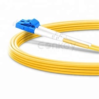 Kabel serat optik FTTH LC/UPC ke LC/UPC Duplex 2.0mm 9/125 kabel Patch mode tunggal