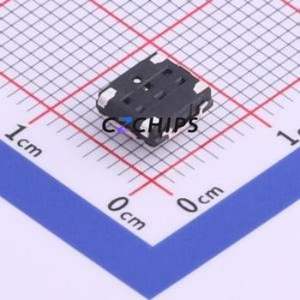 EVQQ2H03W Tactile Switch SMD,6x6.5mm Switch Single Pole Single Throw Round Button 1N Vertical Mount - Product Image 2