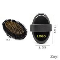 Brosse corporelle en cuivre avec logo personnalisé pour le brossage à sec avec poils en cuivre chargés d'ions Drainage lymphatique Amélioration de la circulation sanguine