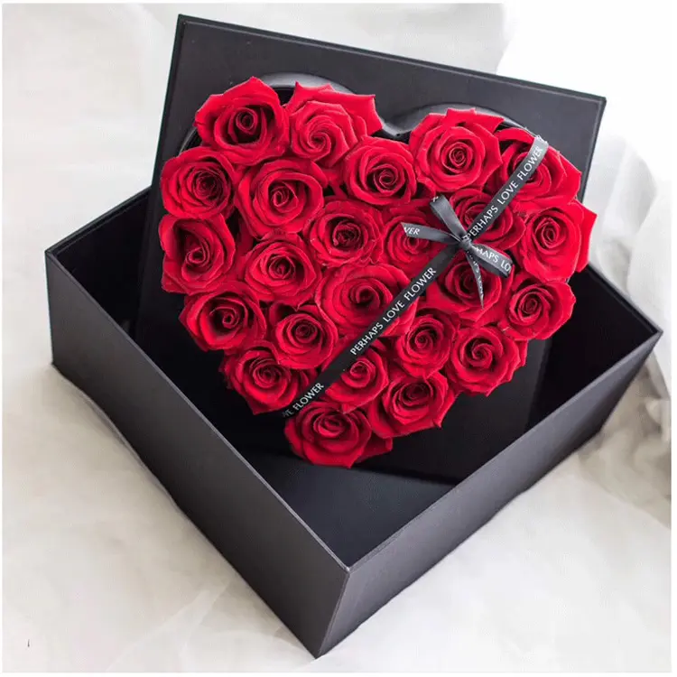 Mother's Day Valentines Day Gift Luxury Custom cardboard rose flower box