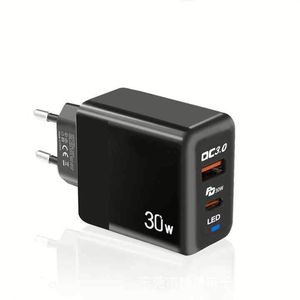 Chargeur de téléphone 16 US/EU/AU/UK 30W PD à charge rapide Type C, adaptateur secteur USB-C d'origine pour téléphone 16 15 14 13 12 Pro Max - Product Image 1