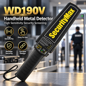 WD190V Rilevatore di Metalli Portatile ad Alta Sensibilità, Scanner di Sicurezza per Aeroporti, Scuole, Fabbriche e Controlli Corporei - Product Image 1