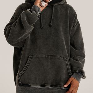 Fabricants de vêtements personnalisés, sweat-shirt vintage en coton 100% pour hommes, design personnalisé, sweat-shirt délavé au soleil - Product Image 6