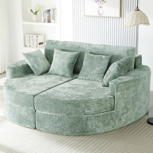 Vert + Polyester + 2 places + Mousse
