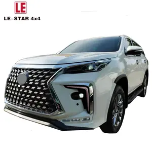 Front bumper For Fortuner 2016+ Upgrade To Lexus 570 body kit for fortuner 2021 2012 lexus body kit fitted
