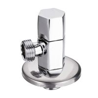 Robinet d'angle multifonction manuel en laiton pour salle de bain, 90 degrés, 1/2, PN10, argent, garantie 3 ans - Prix usine OEM Miaoyi