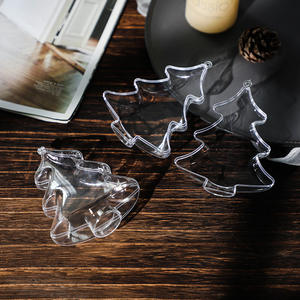<span class=keywords><strong>Esferas</strong></span> de plástico transparente para decoración navideña, mini <span class=keywords><strong>esferas</strong></span> huecas con forma de estrella, huevo, caballo, campana, árbol - Product Image 1