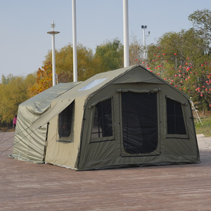 Tente gonflable 8+8m² avec pièce séparée, lanterneau unique, extension de poteau, installation rapide en extérieur - Product Image 5