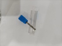 Fraise à queue en carbure de tungstène de haute qualité, à une dent, avec revêtement nano, hélice de 25°, pour fraisage d'aluminium, ODM/OEM