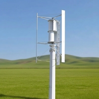 Générateur d'énergie de grande puissance 50 kW, système éolien hybride domestique 30 kW, éolienne à axe vertical