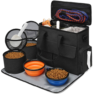Sac de voyage pour siège de chien de compagnie avec organisateur latéral en polyester <span class=keywords><strong>Oxford</strong></span> pour une utilisation en week-end - Product Image 1