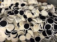 Tampon de polissage et de cirage en feutre 100% laine d'Australie, fibres douces, pour polissage intensif, pour peinture automobile, verre et meubles