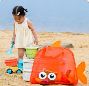 Último modelo 2026 Bolso de malla para playa, para almacenamiento de juguetes infantiles y trajes de baño, para viajes de verano, portátil, para artículos de aseo - Product Image 2