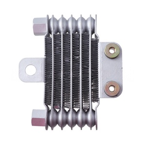 Factory Direct Supply Suitable for Off-road Motorcycle Accessories Modified Oil Cooler <b>Engine</b> Oil Radiator Silver - Product Image 2