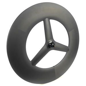Roues de vélo de route/piste BIKEDOC SP120 700C entièrement en carbone, tubeless, largeur 28 mm, profondeur 120 mm, roues en carbone à <span class=keywords><strong>3</strong></span> rayons - Product Image 3