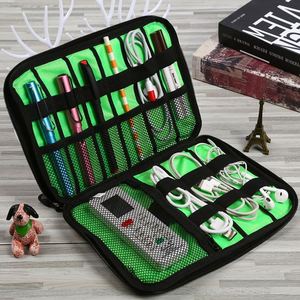 Digital Multifunctional Nylon Zipper Durable Casual Portable <b>Storage</b> Bag for Data Cable Phone Accessories Headphone Charger USB - Product Image 3