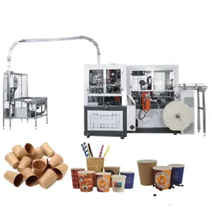 4oz to 16oz Full Automatic Coffee Tea Drink Disposable Paper Cup Making Machine for Business