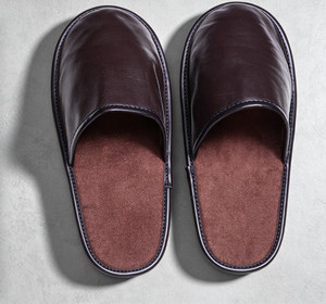Pantoufles de luxe en laine mérinos pour hommes <span class=keywords><strong>et</strong></span> femmes, confortables <span class=keywords><strong>et</strong></span> chaudes, pantoufles d'intérieur antidérapantes en <span class=keywords><strong>cuir</strong></span> véritable <span class=keywords><strong>et</strong></span> peau de <span class=keywords><strong>mouton</strong></span> - Product Image 5