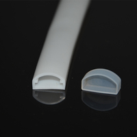 Diffuseur de bande LED en silicone résistant aux UV, adhésif, ignifuge, pour tubes lumineux LED, tuyaux en caoutchouc, catégorie de produits