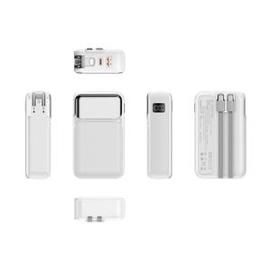 Nouvelle batterie externe multifonctionnelle à charge super rapide 20000mAh grande capacité avec câbles - Product Image 6