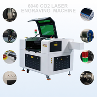 Harga Pabrik Mesin Pengukir Laser 6040 60W 80W untuk Memotong Kayu dan Bahan Non-Logam Akrilik Kaca Kulit Karet Batu