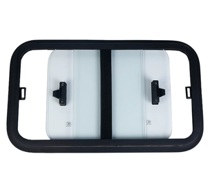 Ventana de partición de coche personalizada, yate, coche de comedor, RV, vehículo eléctrico, ventana corredera de cristal, ventana de cristal templado de aleación de aluminio - Product Image 1
